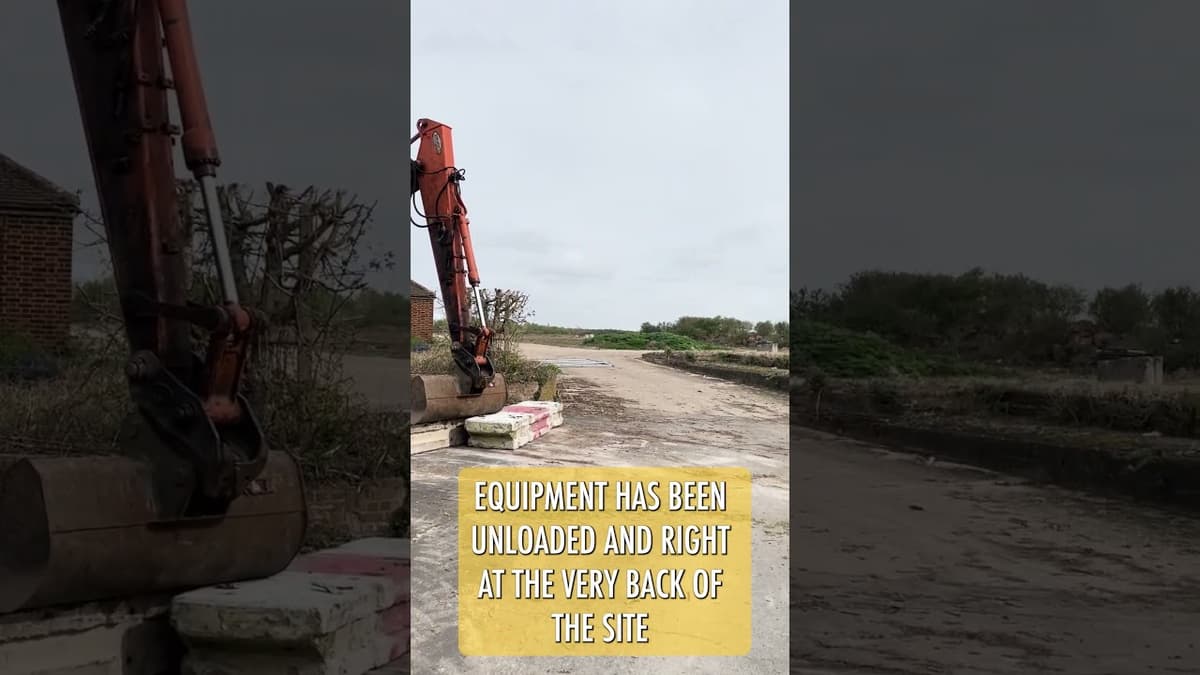 Construction vehicles have arrived at the site of the Universal Studios Resort, Bedford, UK