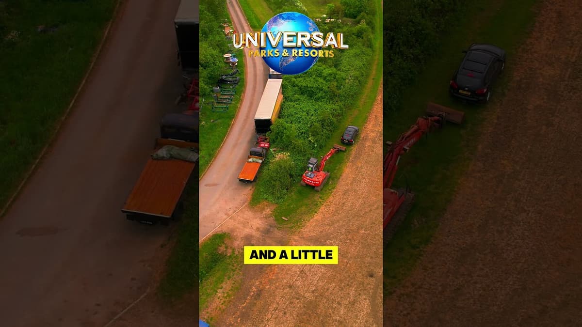 May 15th Universal Studios UK Drone Update  #universal #universalstudios #themepark