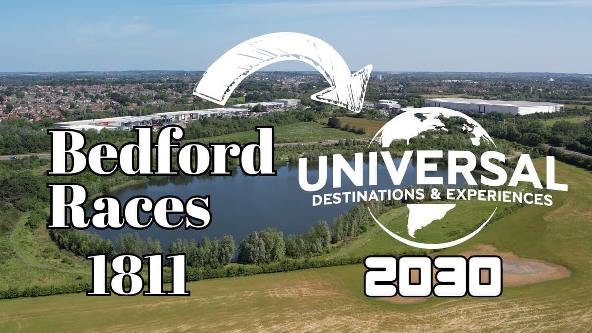 Bedford Racecorse, the history of the Universal Studios GB north site | #universalstudios #themepark