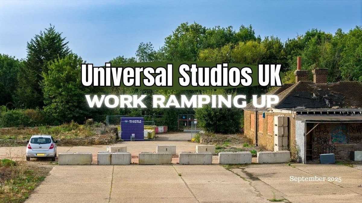 Universal Studios UK update - September 2025