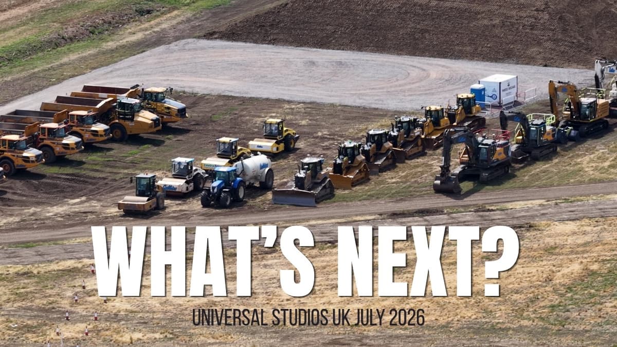 Construction Is Getting VERY Close! HUGE New Machines Arrive at Universal UK 🇬🇧