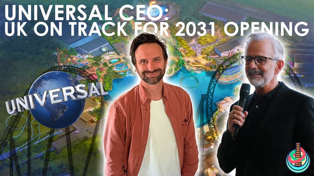 Universal CEO Breaks Down Universal UK Theme Park Plans | Expert Analysis