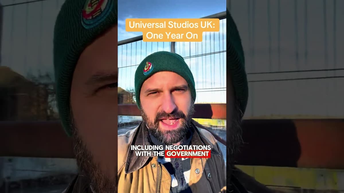 Universal Studios UK: One year on from the announcement #amusementpark #universalparksandresorts
