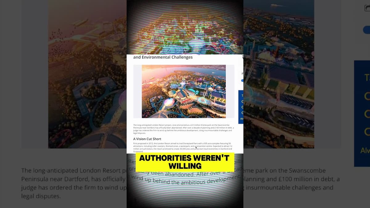 3 Things Which Derailed the London Resort (and why Universal Studios UK will be built!)  #universal