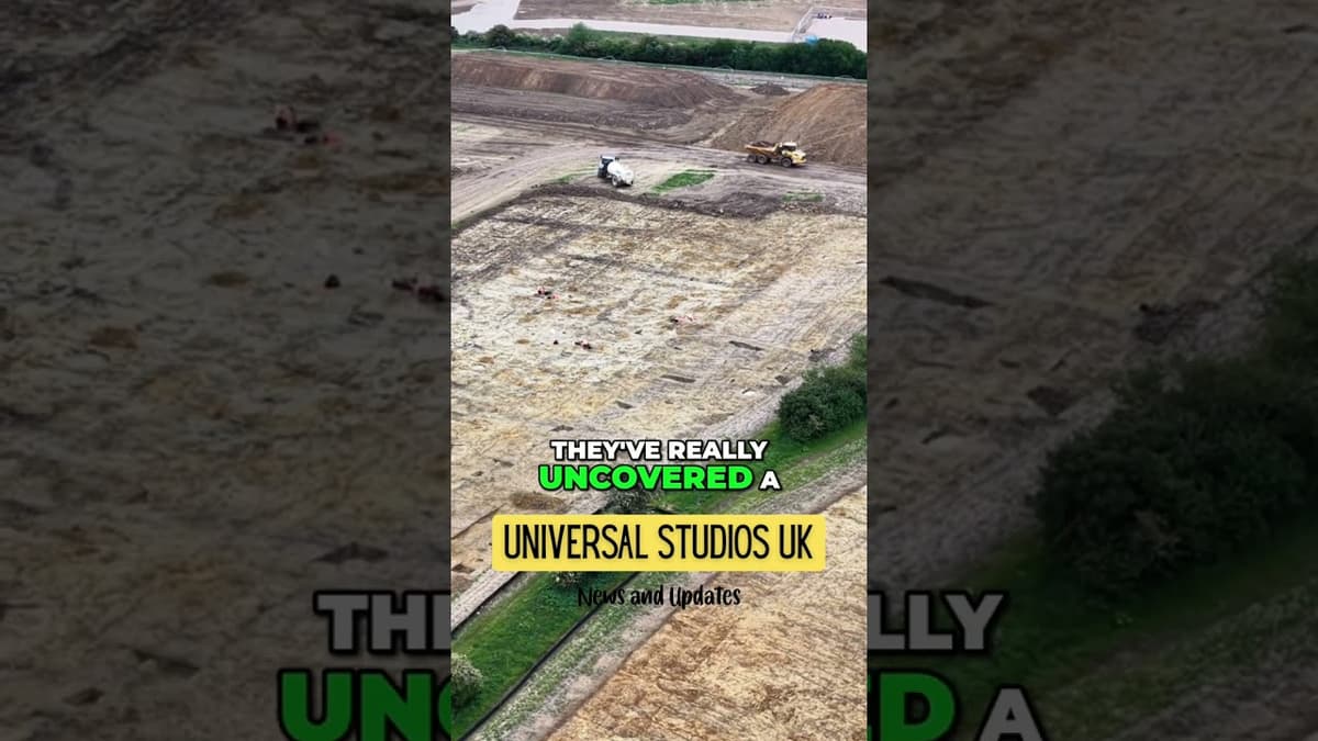 Drone Views: Construction vs. Archaeology #shorts