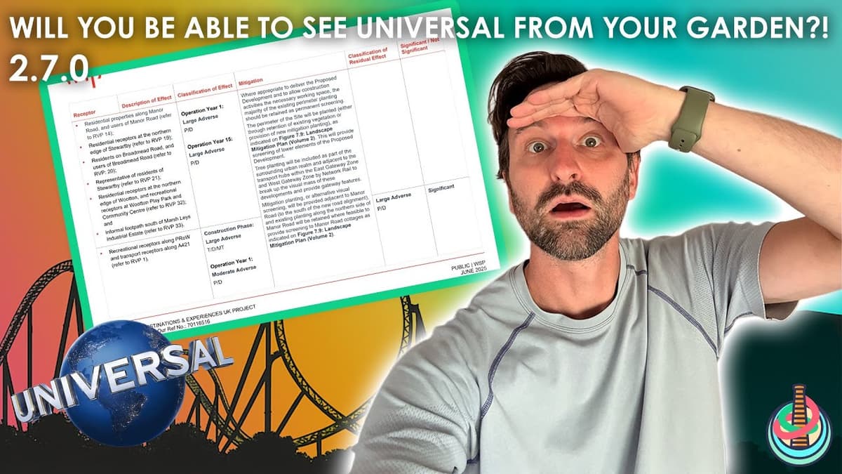 Universal Studios Bedford: How Tall Rides Will Tower Above Bedfordshire’s Tree Line