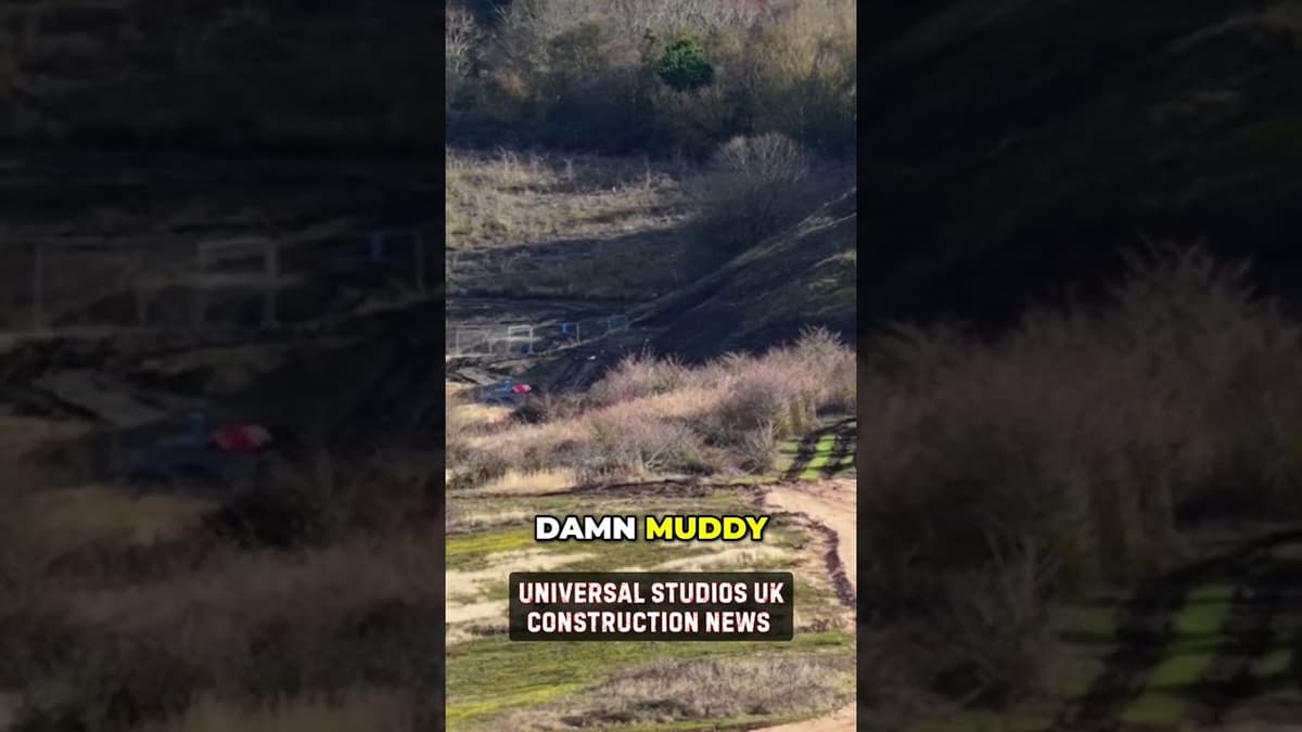 Construction Halted By Muddy Roads #shorts