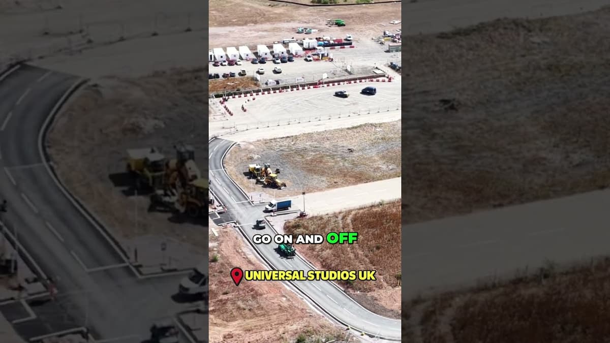 Busy Construction Site: New Road Layout & Ramp in Action! #shorts