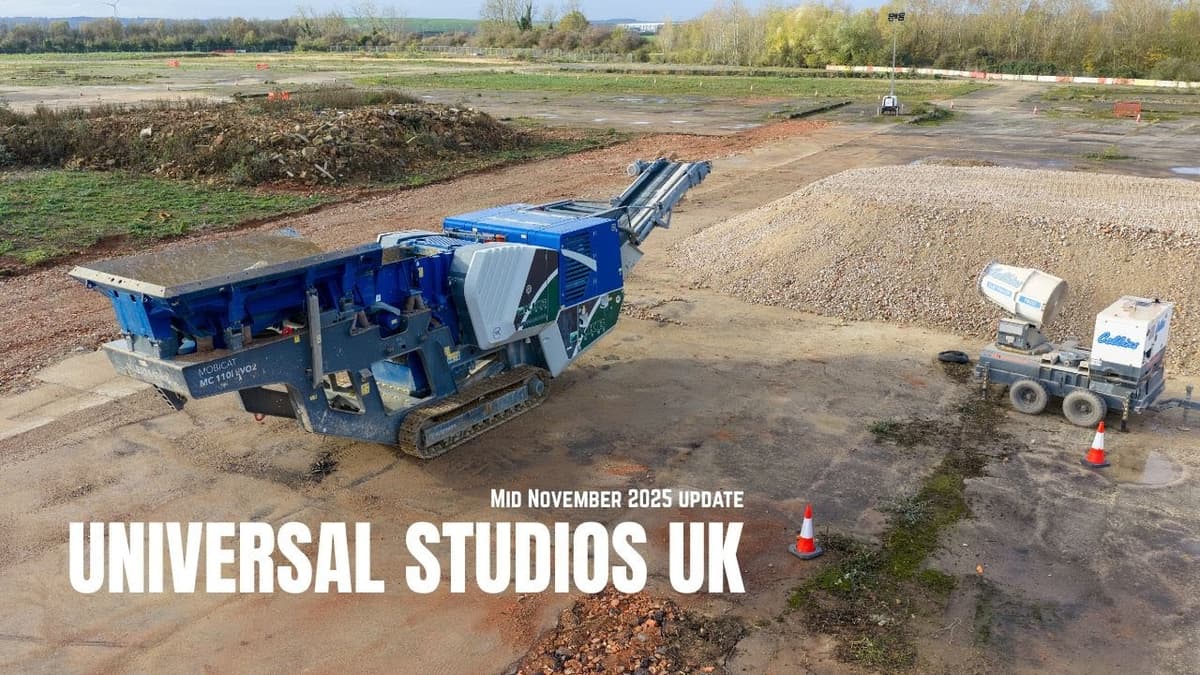 Major Moves at Universal Studios UK — The Ground Is Breaking! - Mid November 2025