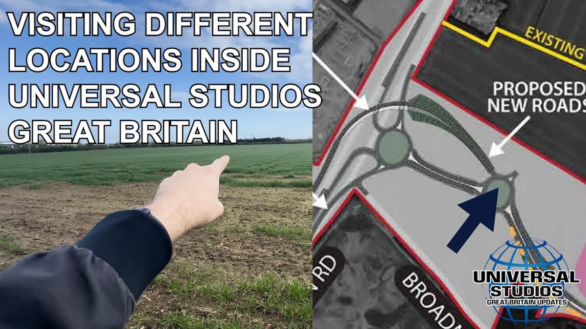 Visiting different locations inside Universal Studios Great Britain