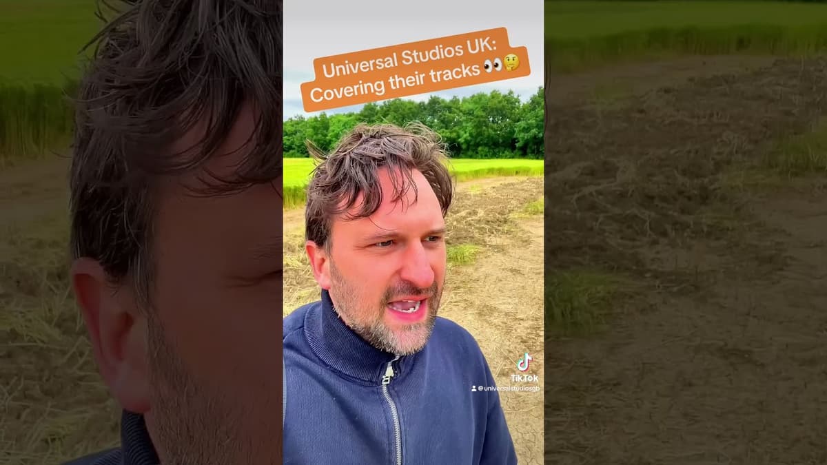 They’re filling in all the archaeological trenches here at #universalstudios in #bedford