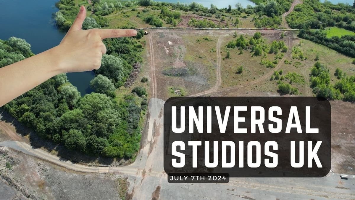 July 2024 Universal Studios UK update | #universalstudios #drone #uk #england
