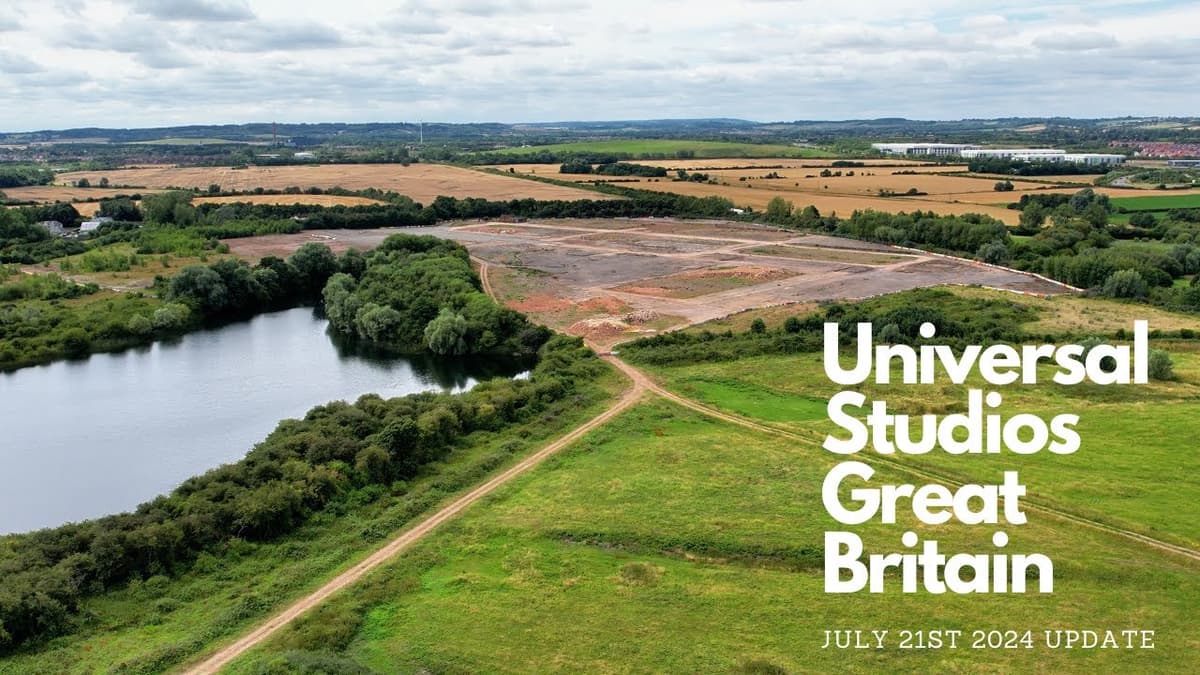 Unversal Studios Great Britain July full site update with RAILWAY bridge update