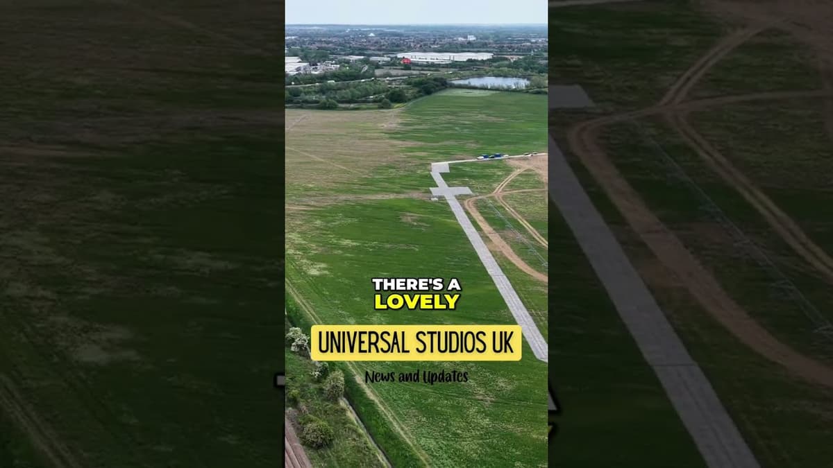 Drone Spot Near Universal Studios UK #shorts