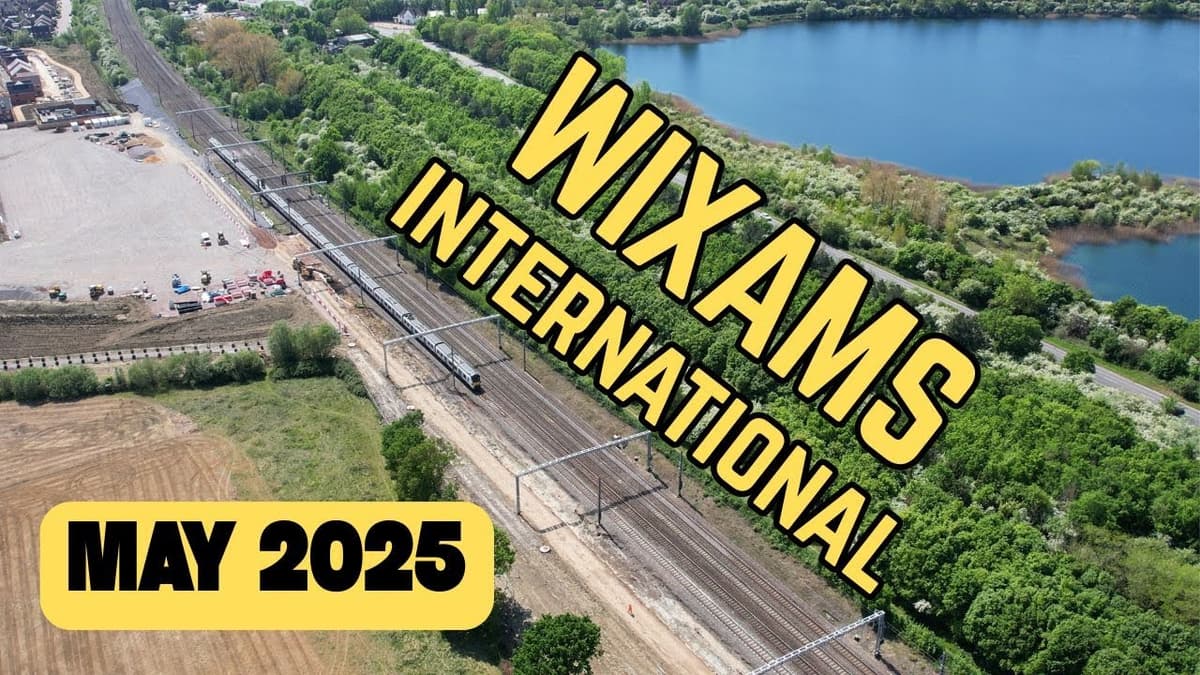 Wixams Railway Station - UNIVERSAL STUDIOS CENTRAL - May 2025