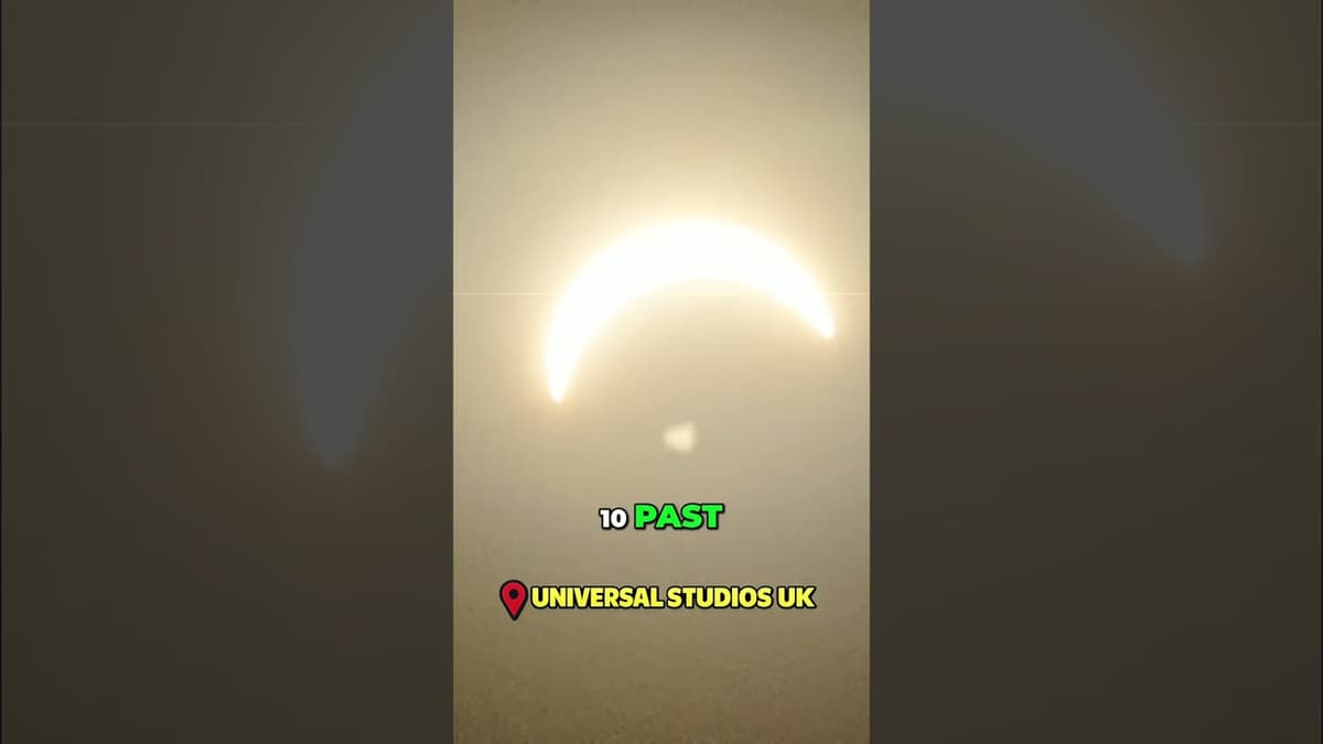 Solar Eclipse Disappoints: Not Dark Enough #shorts